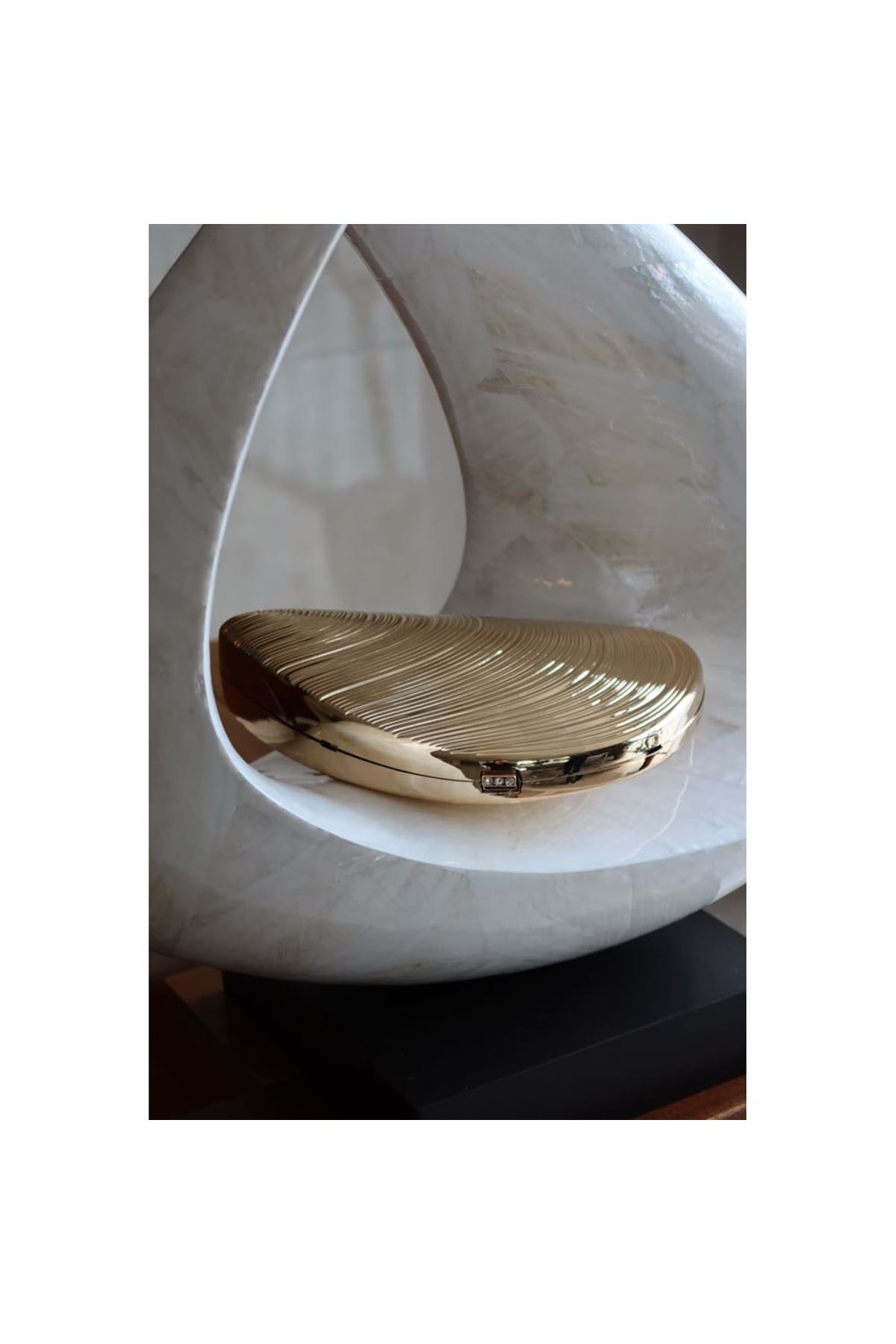 Dore Midye Mika Zincirli El Omuz Çantası