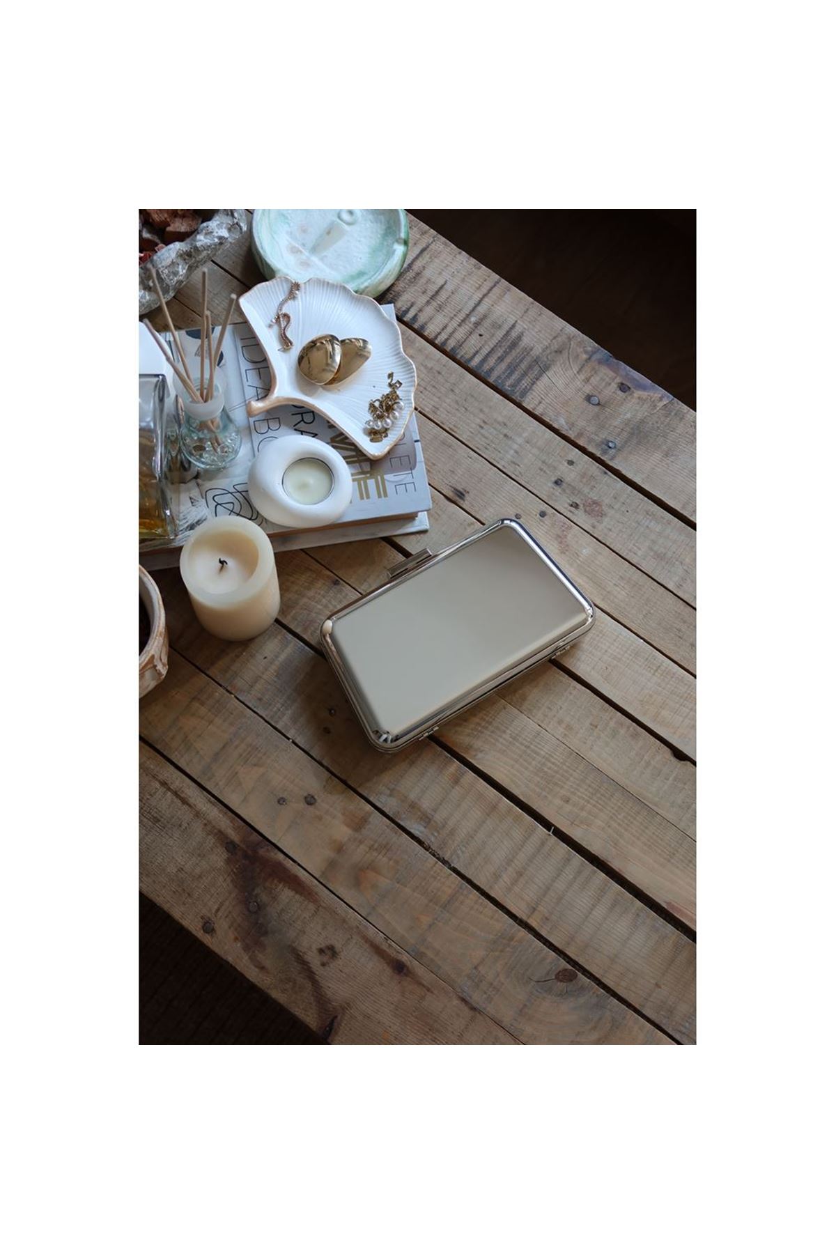 Gold Mika Zincirli El Omuz Çantası