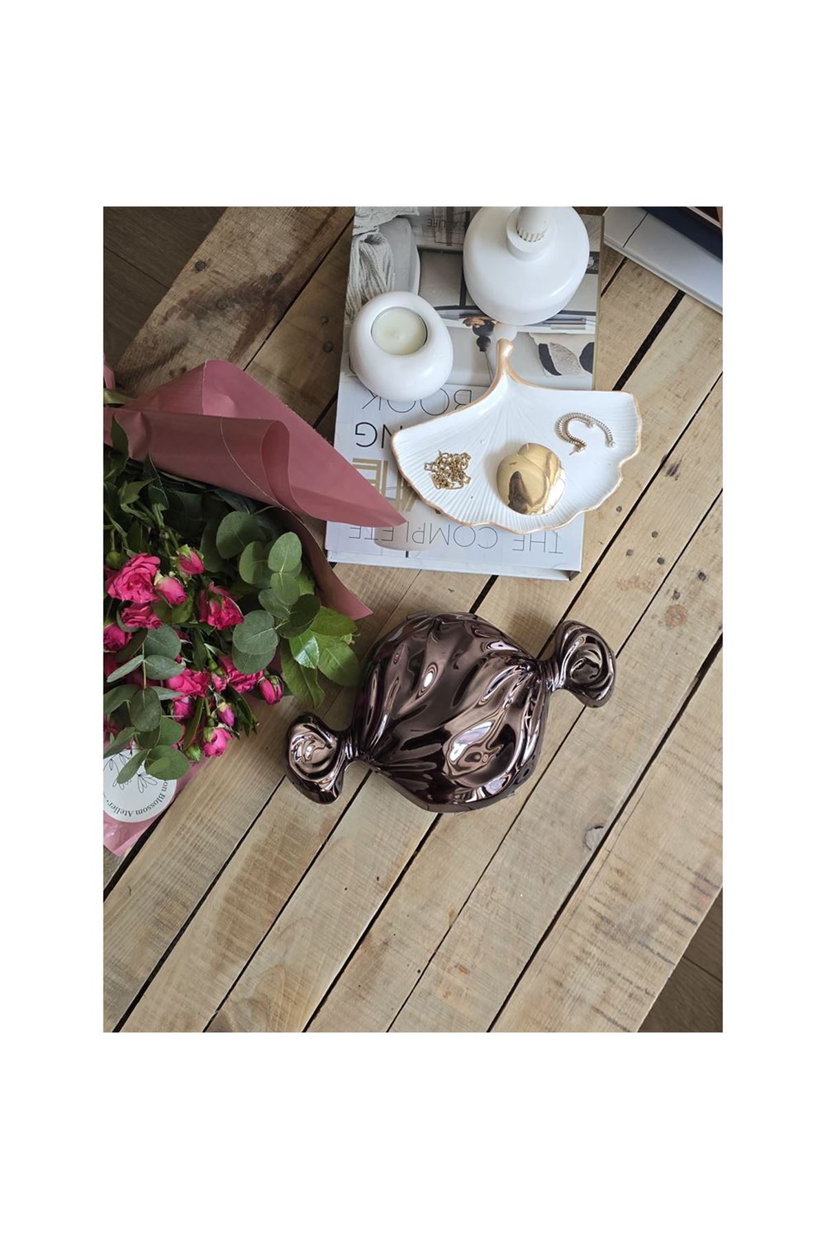 Kadın Platin Candy Form Mika Abiye Çanta