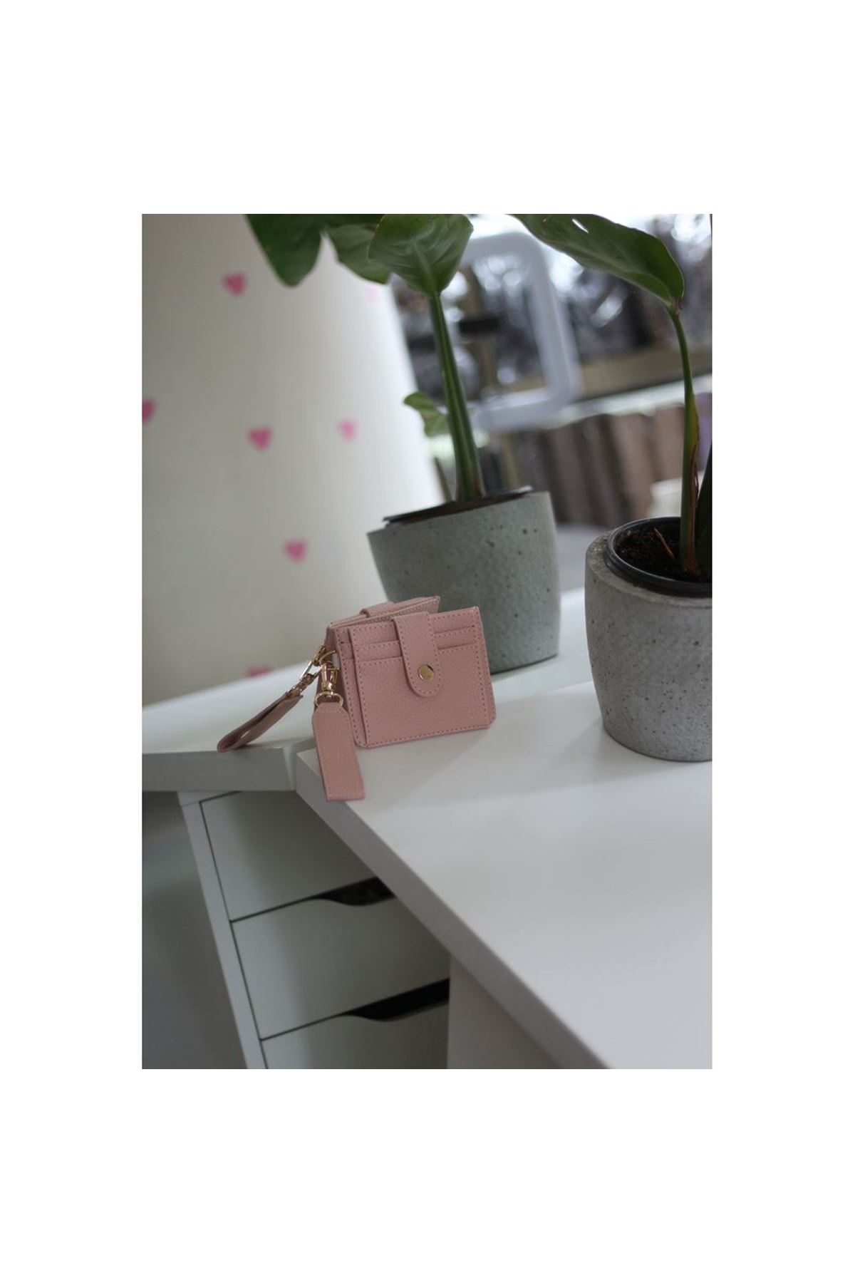Kadın Pudra Maskot Kartlık Cüzdan