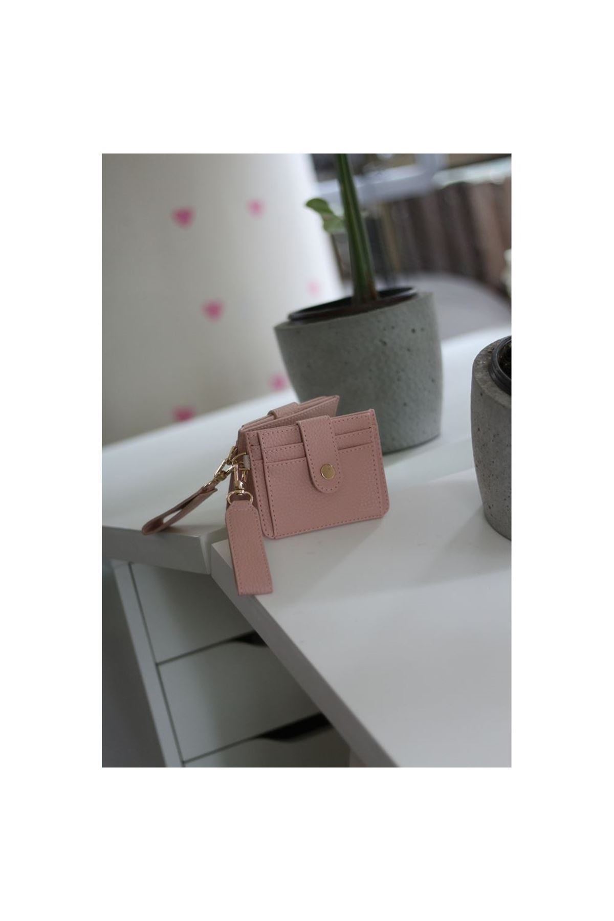 Kadın Pudra Maskot Kartlık Cüzdan