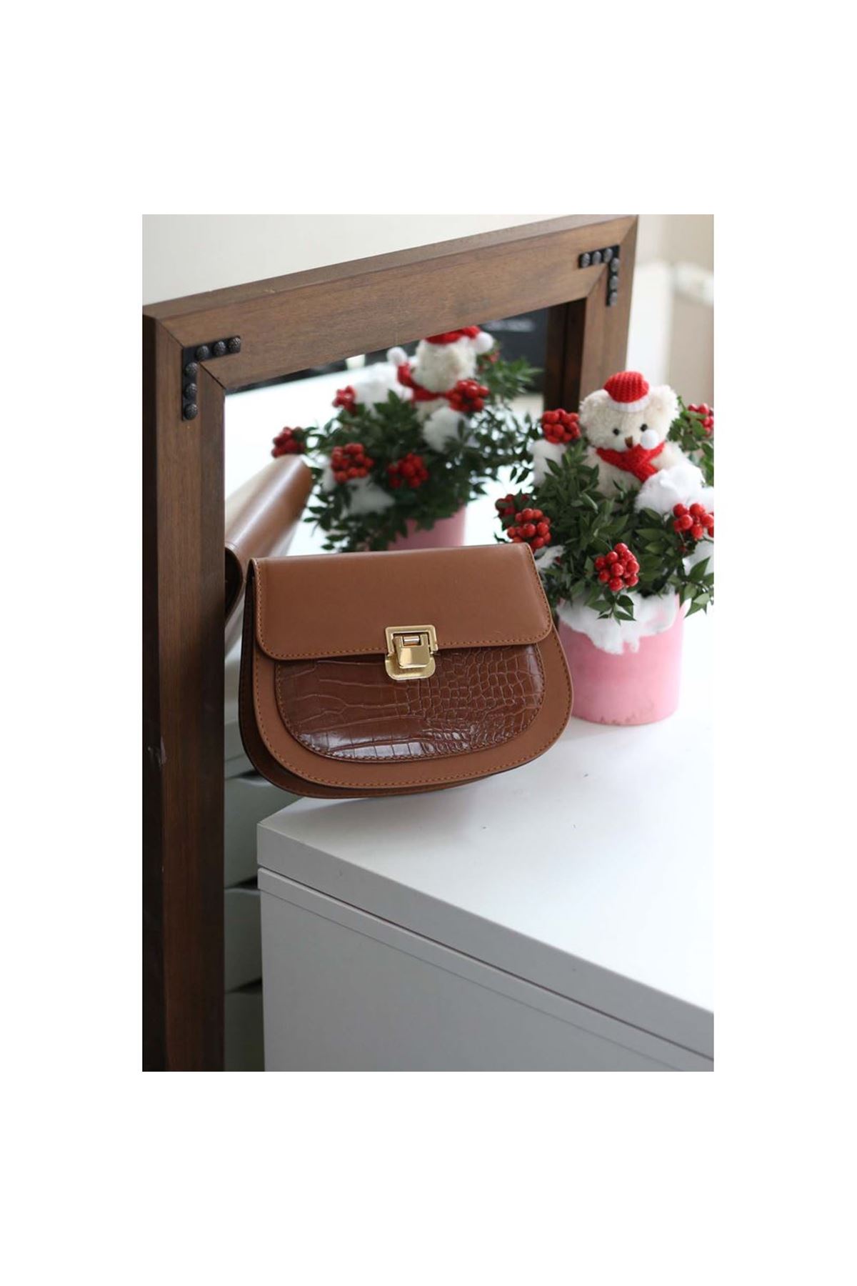 Kadın Taba Ayarlanabilir Askılı Omuz Çantası