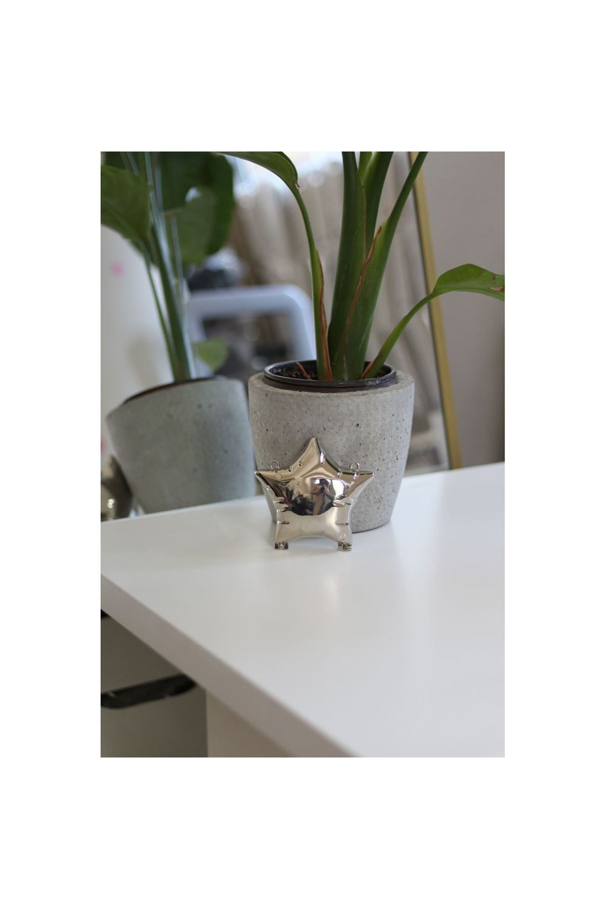 Silver Yıldız Mini Charm Çanta Aksesuarı