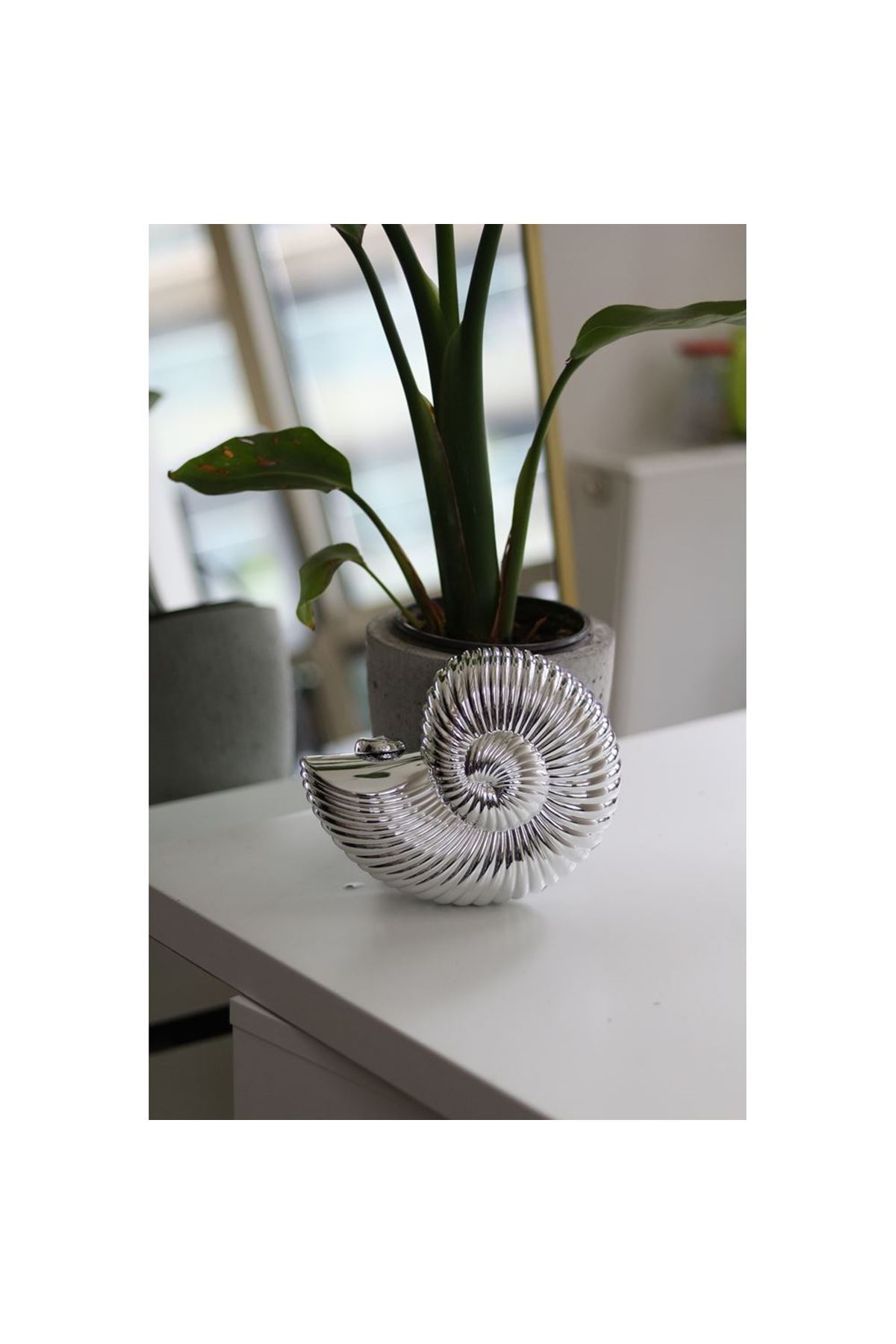 Kadın Silver Deniz Kabuğu Desenli Abiye Çanta