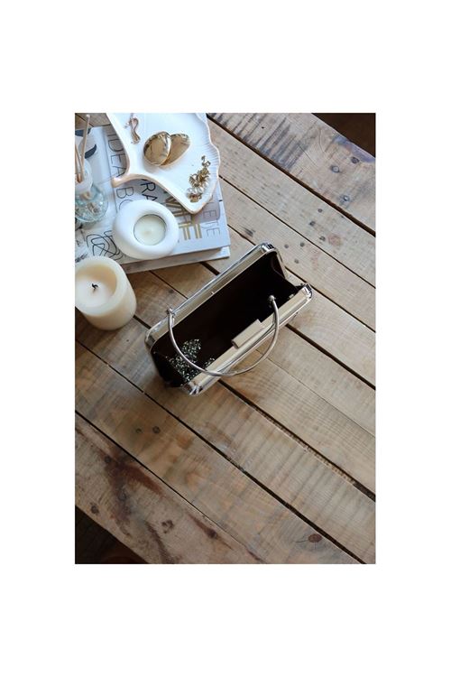 Gold Mika Zincirli El Omuz Çantası