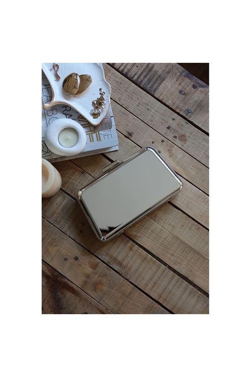 Gold Mika Zincirli El Omuz Çantası