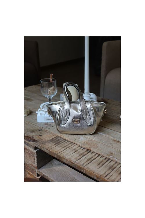 Gold Tutma Saplı Pouch El Çantası