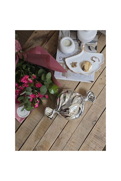 Kadın Silver Candy Form Mika Abiye Çanta