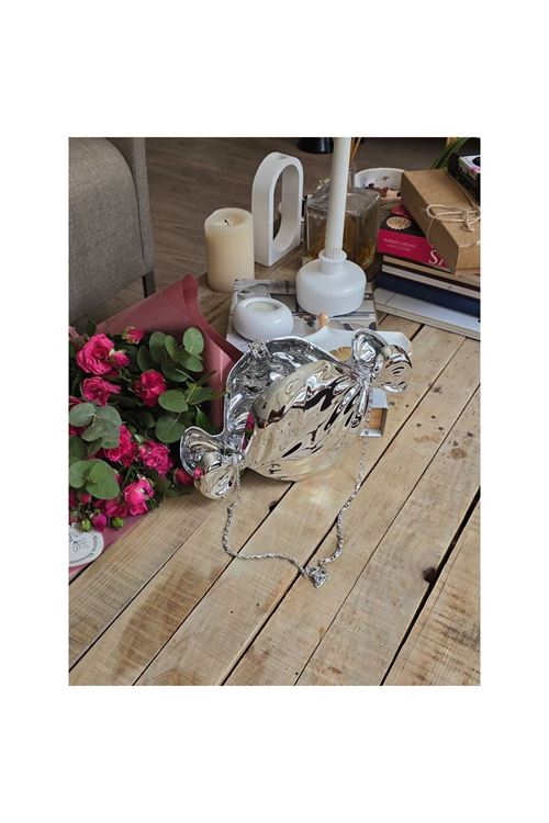 Kadın Silver Candy Form Mika Abiye Çanta