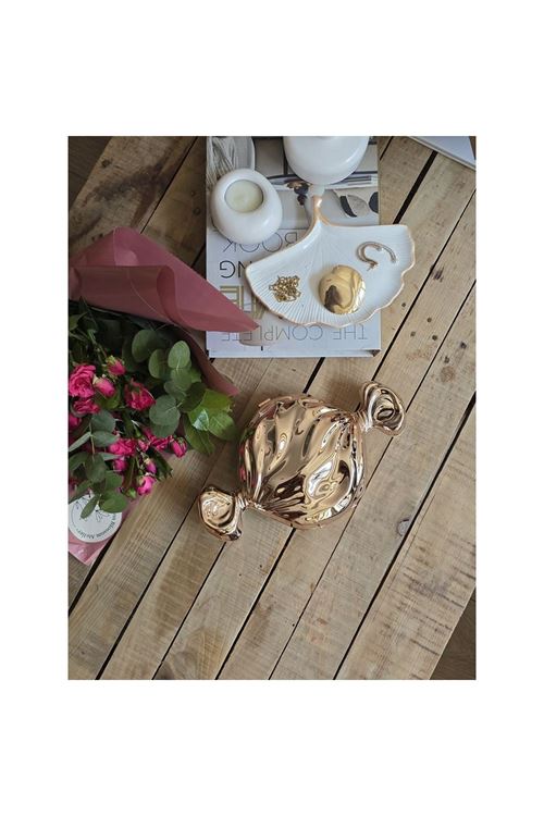 Kadın Rose Gold Candy Form Mika Abiye Çanta