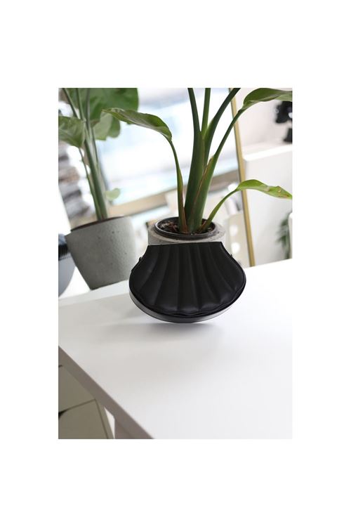 Kadın Siyah İstiridye Kalıp Zincirli El Omuz Çantası