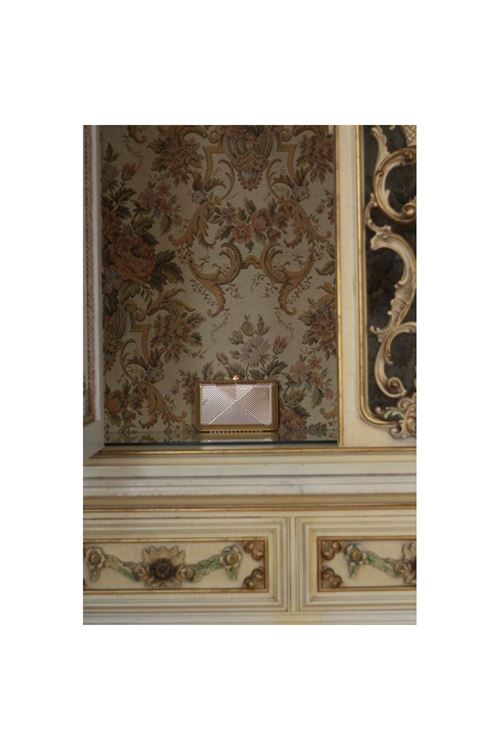 Kadın Gold Metal Zincir Askılı Abiye Çanta