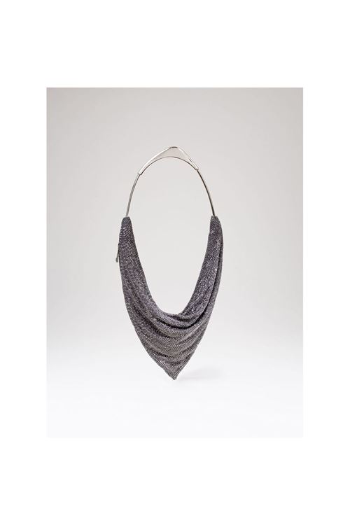 Kadın Platin Taş Dokuma Metal Tutma Sap Detaylı Abiye Çanta