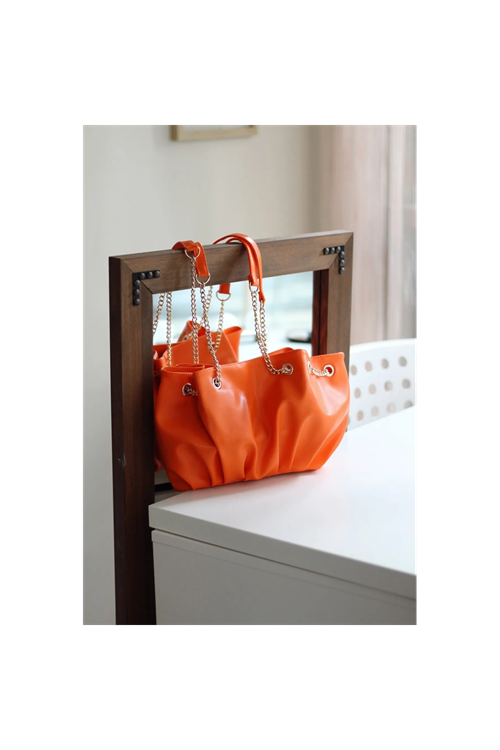 Kadın Siyah Fiyonk Askılı Omuz Çantası