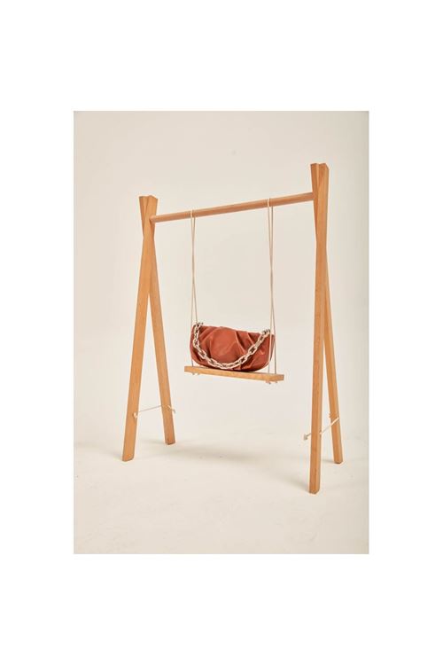 Kadın Taba Silver Zincir Detaylı Mini El Omuz Çantası