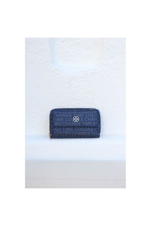 Kadın Koyu Mavi Telefon Bölmeli Yatay Çapraz Askılı Cüzdan Çanta