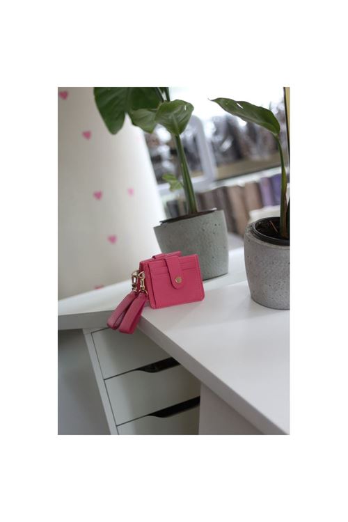Kadın Pembe Maskot Kartlık Cüzdan