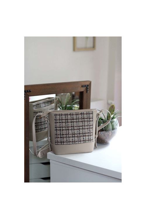 Kadın Vizon Tüvit Ayarlanabilir Askılı Omuz Çantası