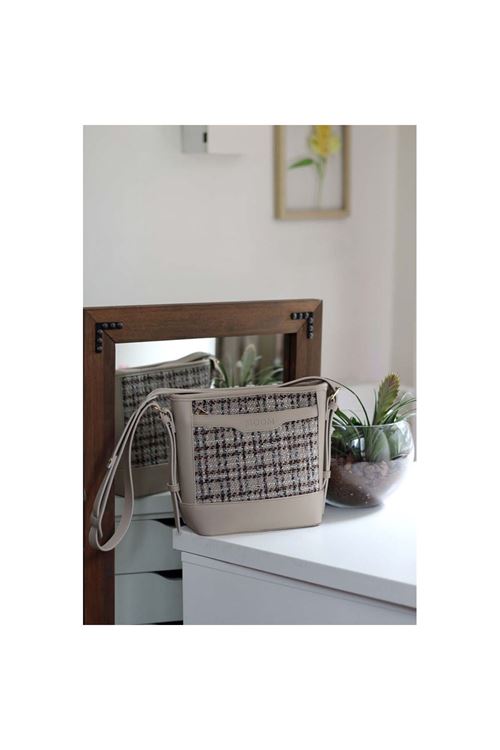 Kadın Vizon Tüvit Ayarlanabilir Askılı Omuz Çantası