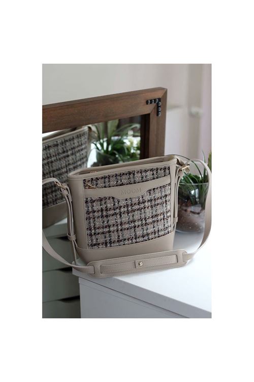 Kadın Vizon Tüvit Ayarlanabilir Askılı Omuz Çantası