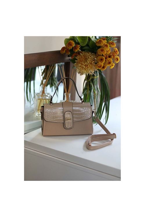 Kadın Vizon Askılı El Omuz Çantası