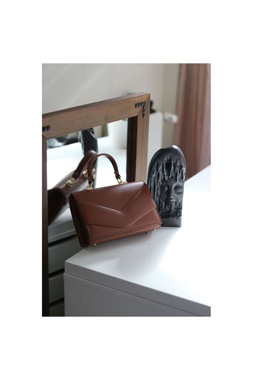 Taba Zarf Tutma Saplı Omuz Çantası