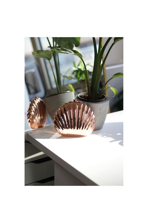 Kadın Bakır Metal Istiridye Formlu Zincir Detaylı Abiye Çanta