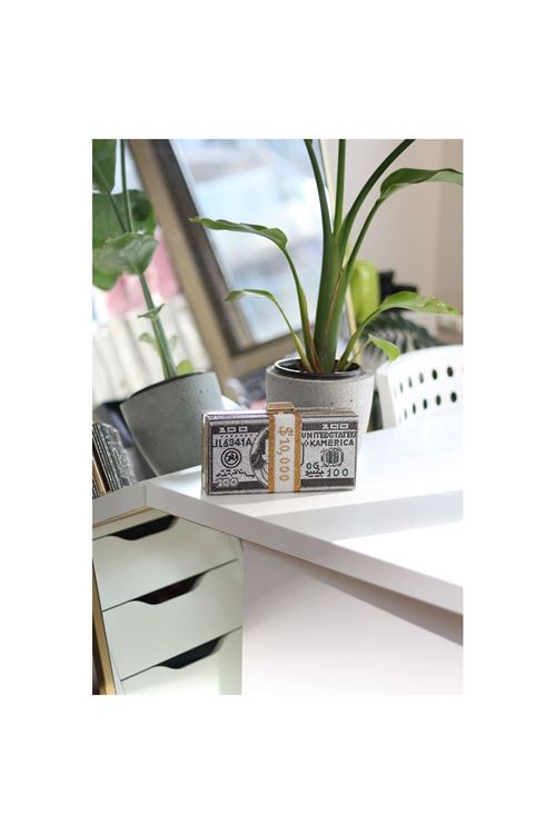 Kadın Gold Dolar Desenli Abiye Clutch