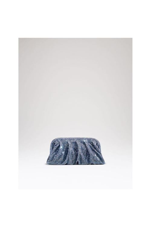 Kadın Lacivert Taş Dokuma Burs Detayl Abiye Çanta