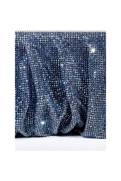 Kadın Lacivert Taş Dokuma Burs Detayl Abiye Çanta