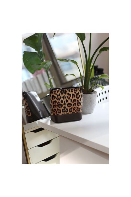 Kadın Leopar Askılı Omuz Çantası