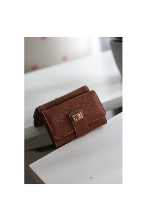 Kadın Taba Gold Aksesuar Detaylı Cüzdan