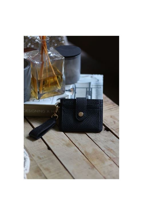 Kadın Siyah Mini Maskot Kartlık