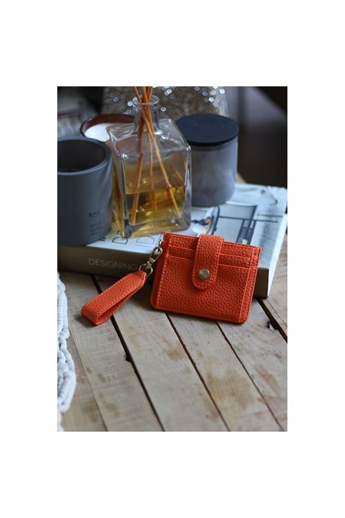 Kadın Turuncu Mini Maskot Kartlık