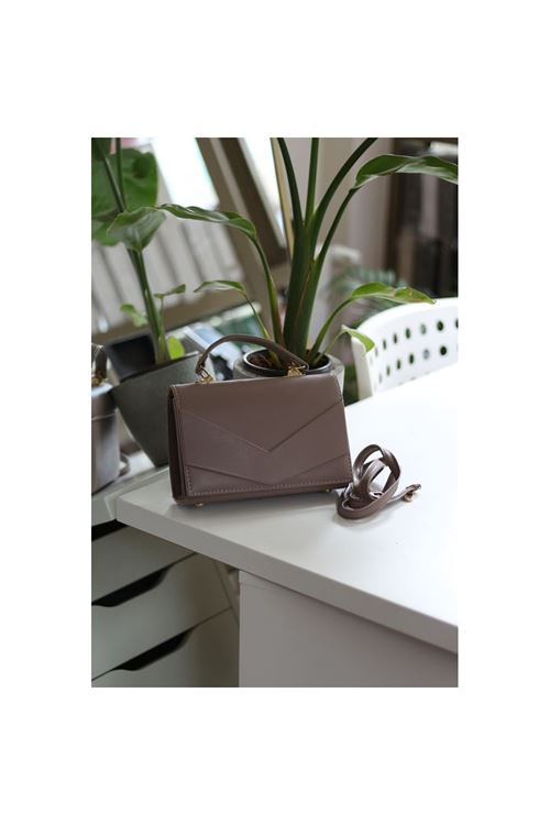 Kadın Vizon Zarf Tutma Saplı Omuz Çantası