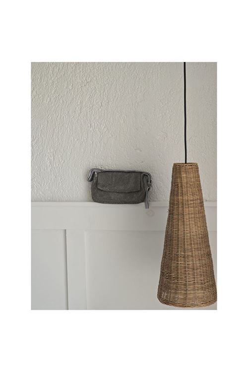 Kadın Platin Toka Detaylı Taş Dokuma Omuz Çantası