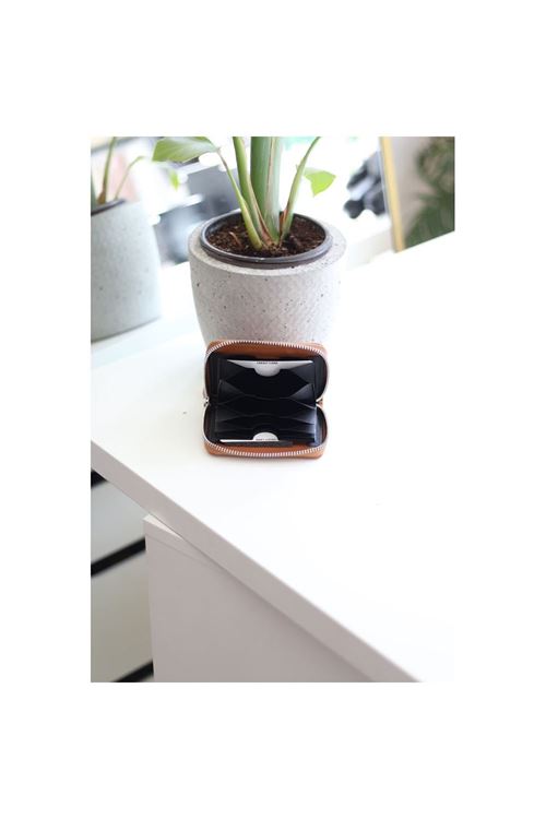 Kadın Taba Gerçek Deri Kartlık