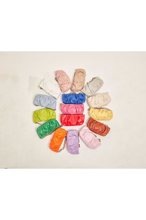 Pudra Silver Zincir Detaylı Askılı Çanta