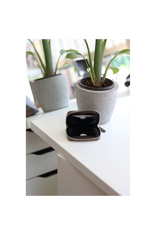 Kadın Vizon Gerçek Deri Kartlık