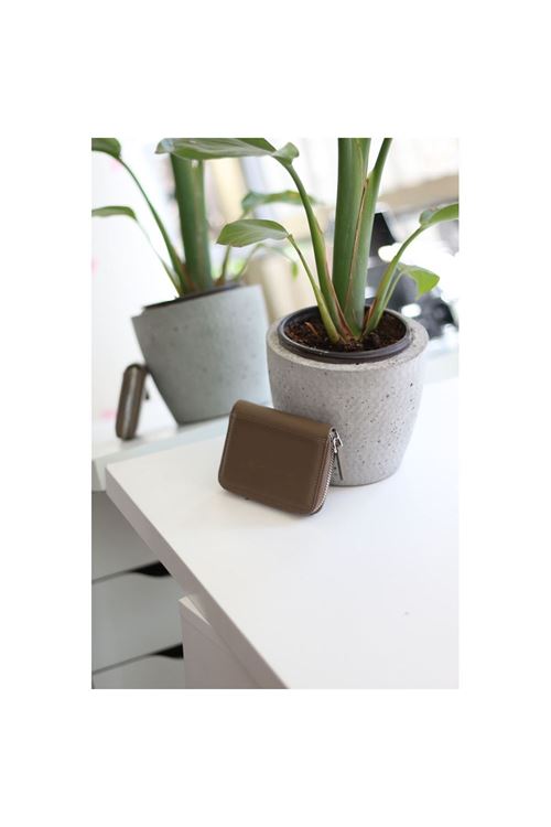 Kadın Vizon Gerçek Deri Kartlık