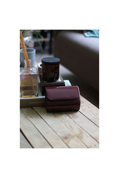 Kadın Bordo Mini Portföy Abiye Çanta