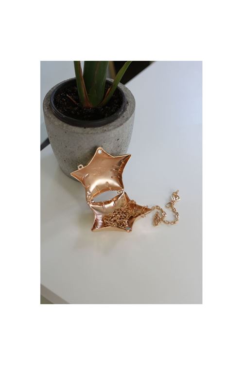 Gold Yıldız Mini Charm Çanta Aksesuarı
