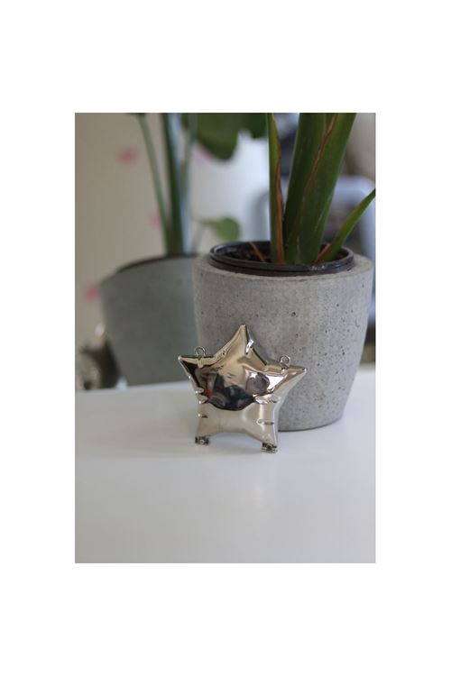 Silver Yıldız Mini Charm Çanta Aksesuarı