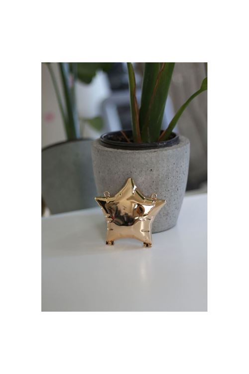 Gold Yıldız Mini Charm Çanta Aksesuarı